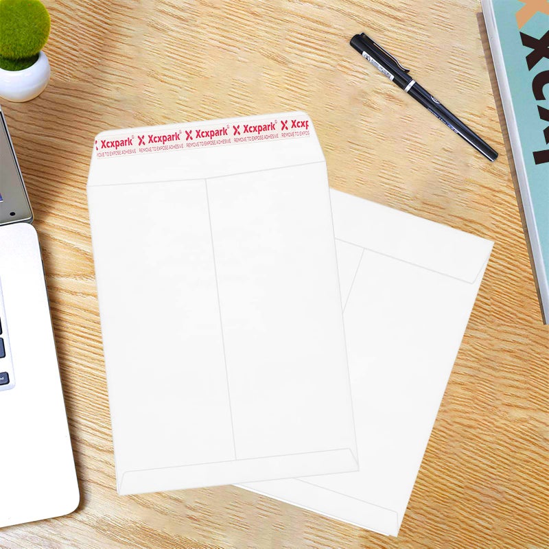 Xxcxpark 250 PCS 6x9 inches Security Catalog Envelopes Printable Self Seal Envelopes, Anti Tear White Kraft Envelopes for Invitation Cards, Pictures, Photos, Documents - Image 5